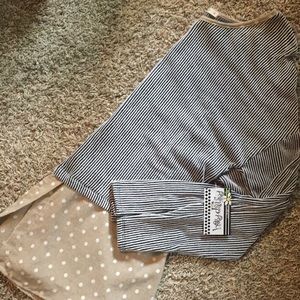 Long sleeve sweater/dots top